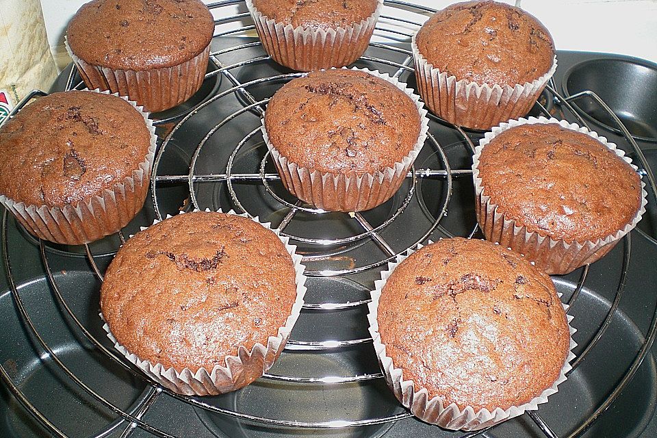 Schokoladen Muffins für Eilige