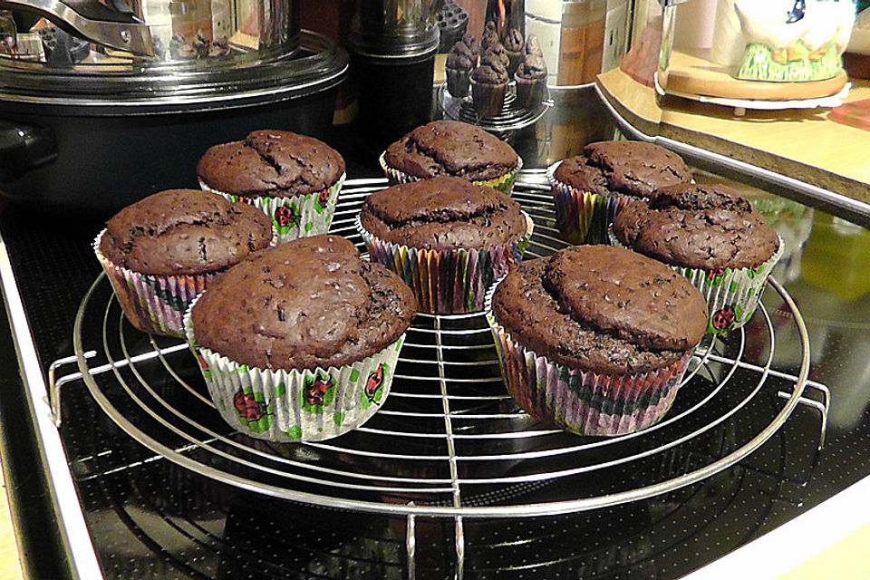 Schokoladen Muffins für Eilige