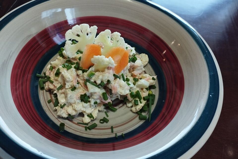 Blumenkohlsalat mit Möhren