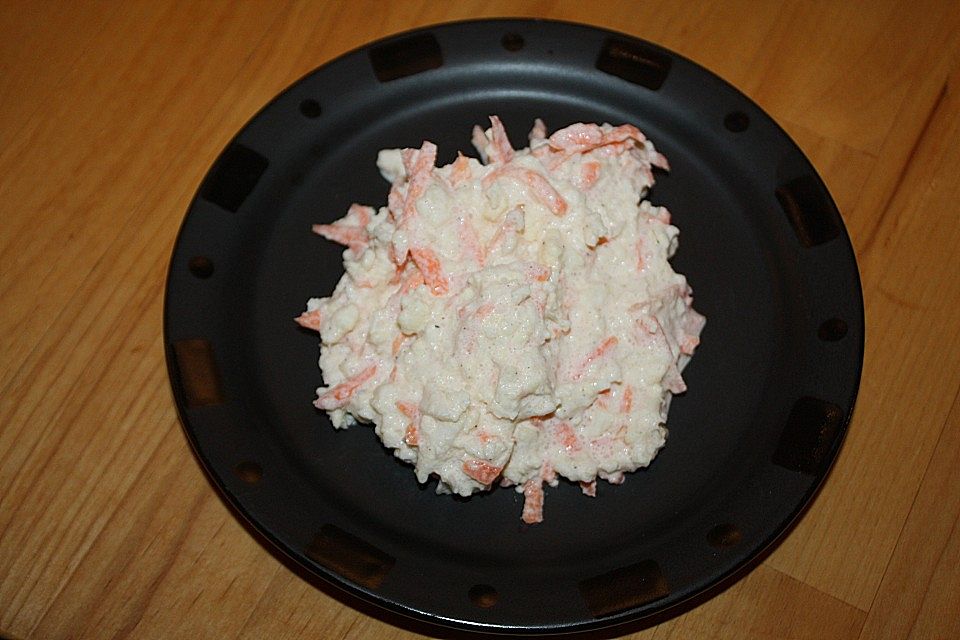 Blumenkohlsalat mit Möhren