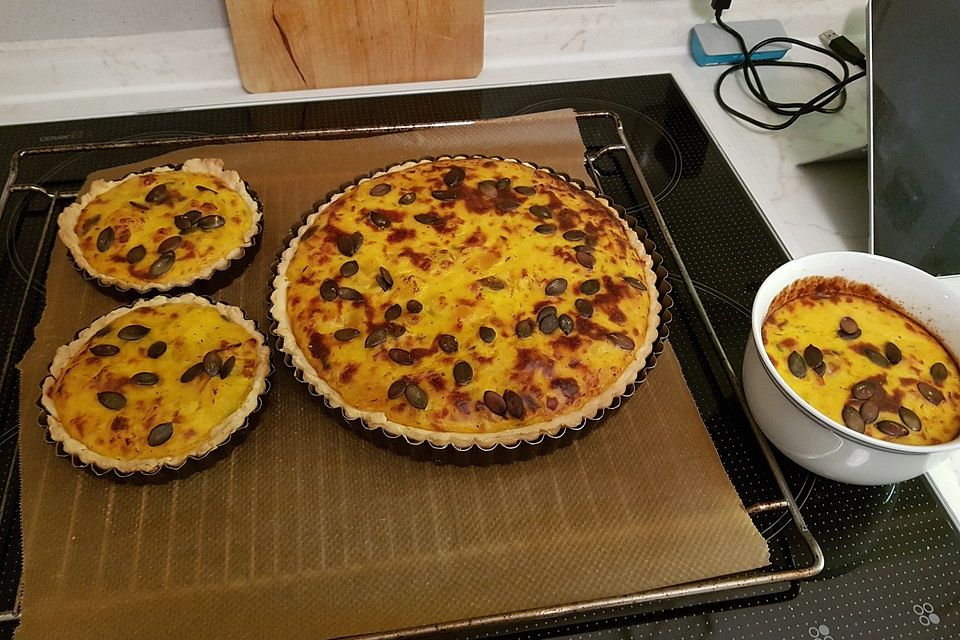 Kürbisquiche