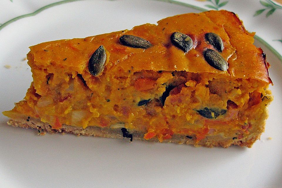 Kürbisquiche