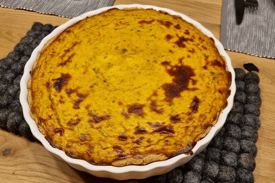 Kürbisquiche