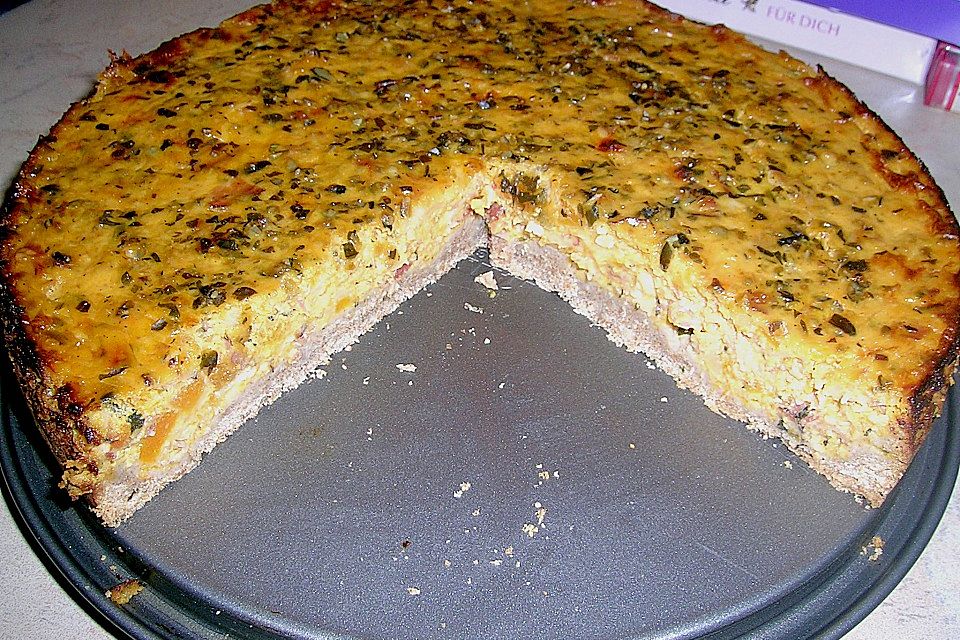 Kürbisquiche