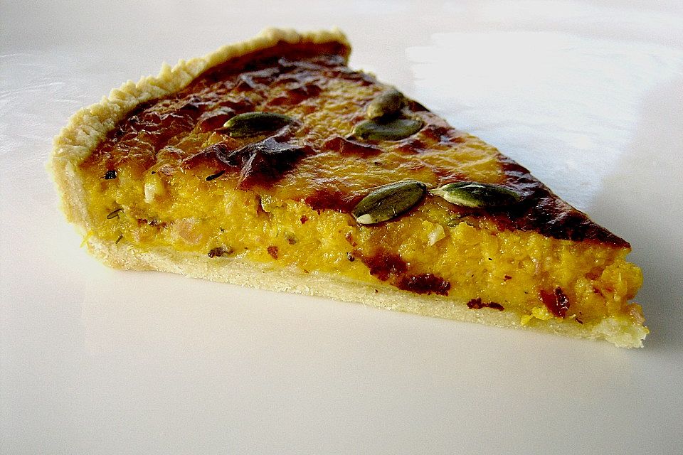 Kürbisquiche