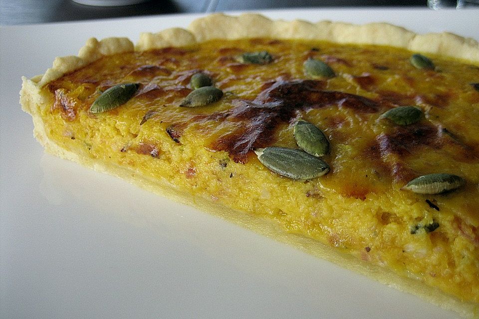 Kürbisquiche