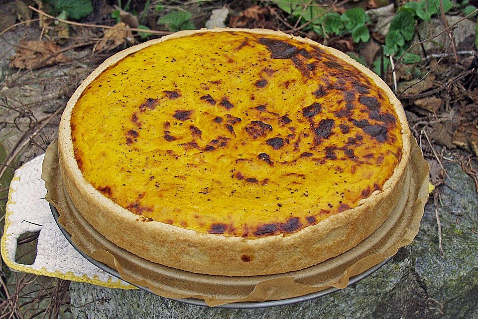 Kürbisquiche