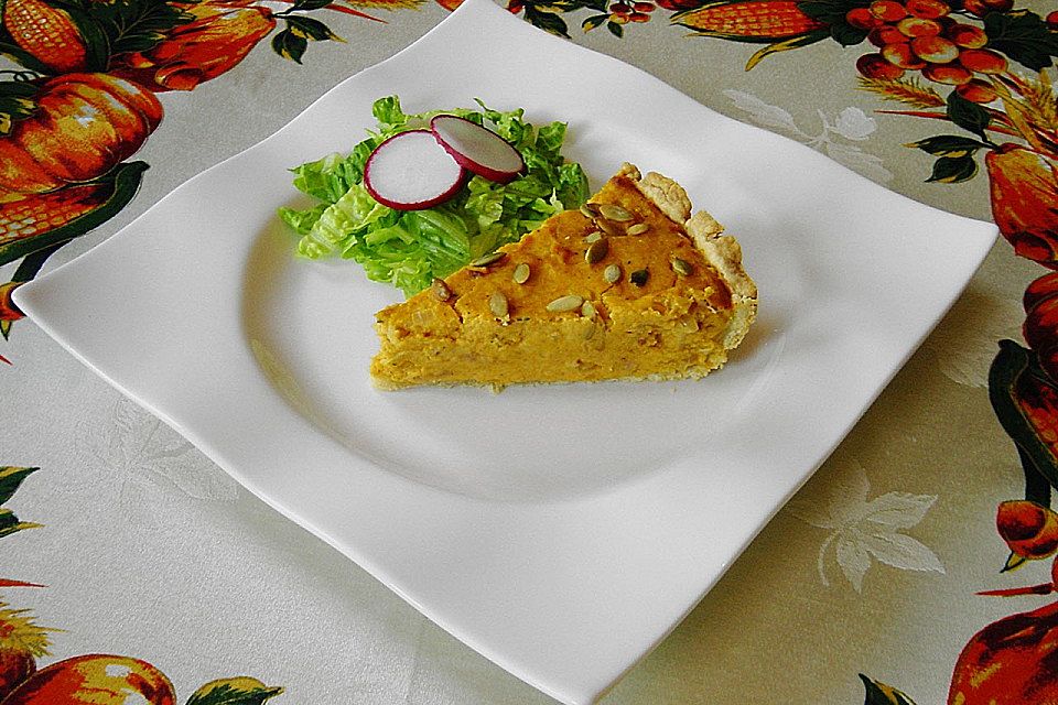 Kürbisquiche