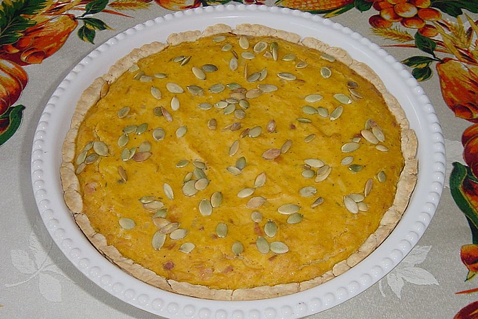 Kürbisquiche