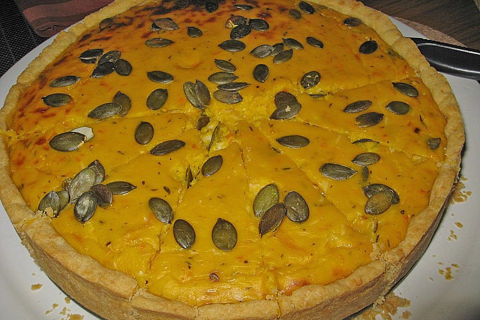 Kürbisquiche