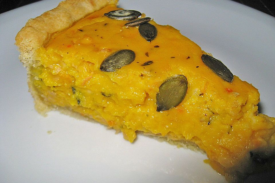 Kürbisquiche