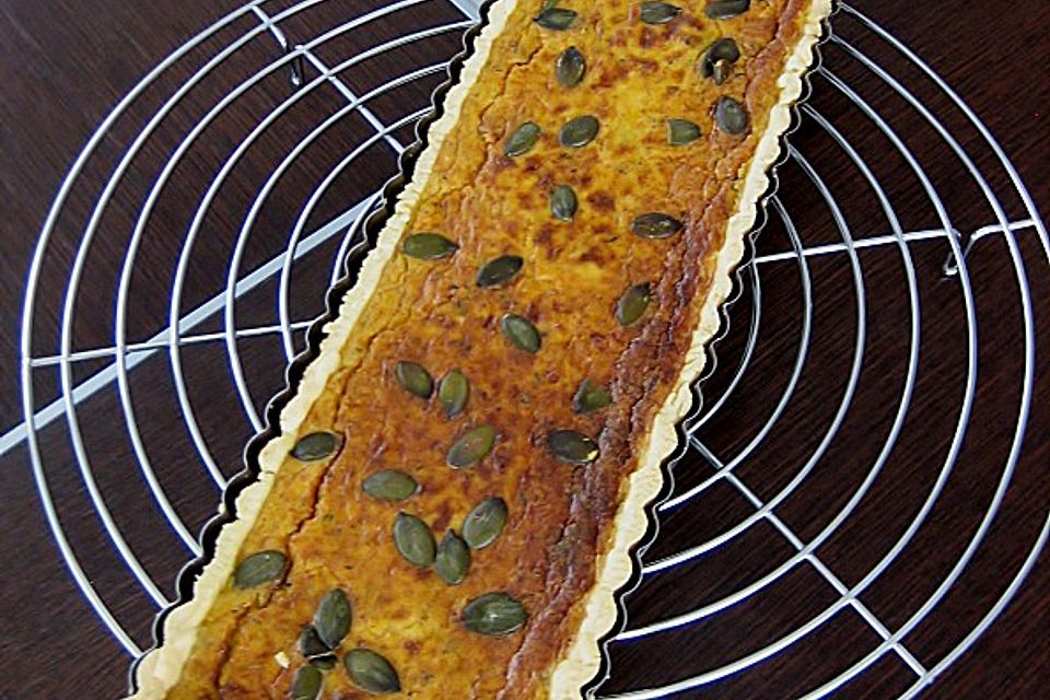 Kürbisquiche