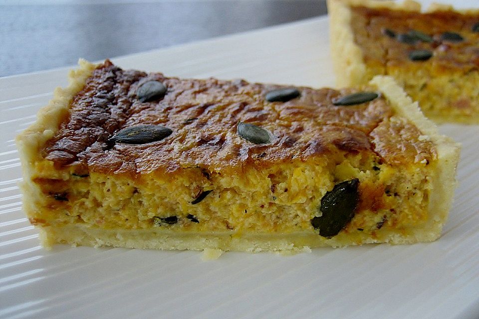 Kürbisquiche