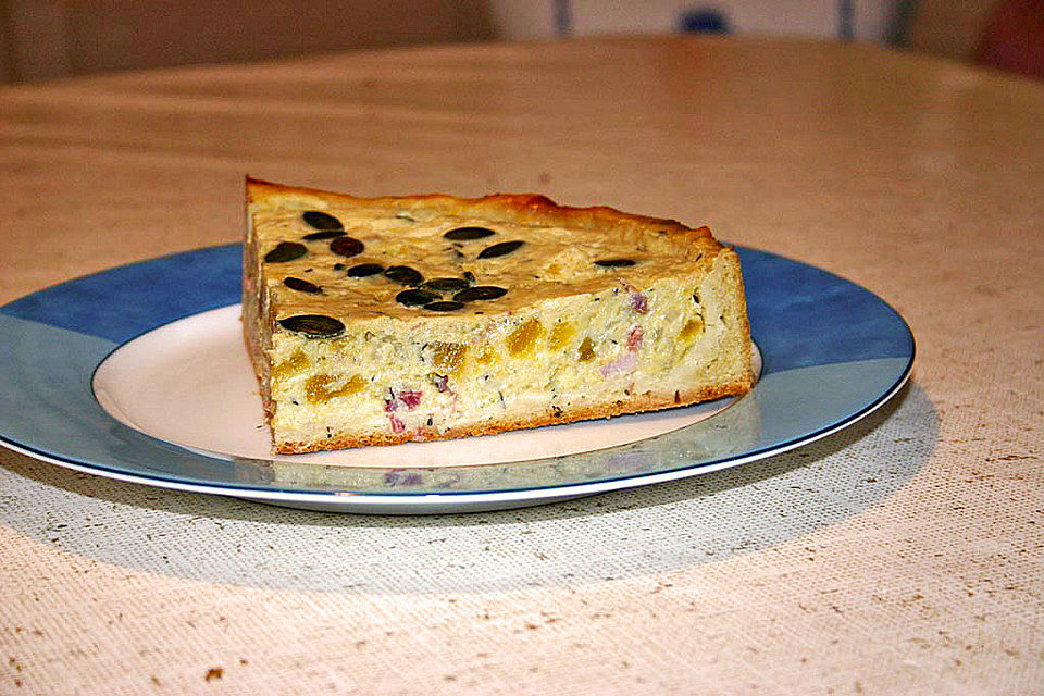 Kürbisquiche