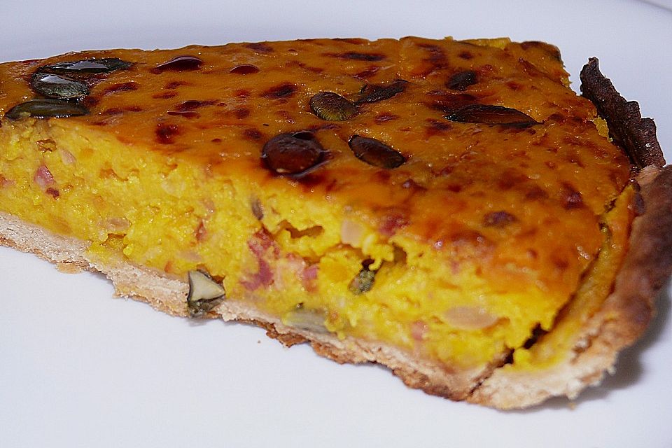 Kürbisquiche