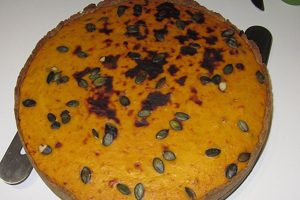 Kürbisquiche