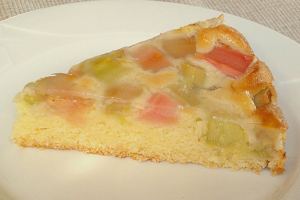 Rhabarberkuchen mit Eierlikör