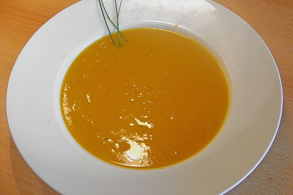 Kürbis - Bananen - Suppe