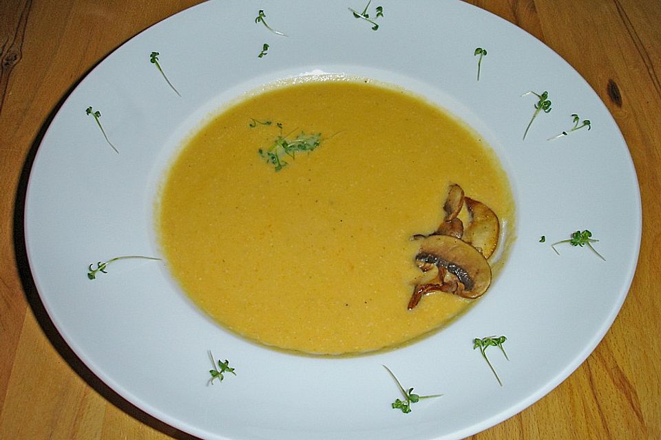 Kürbis - Bananen - Suppe