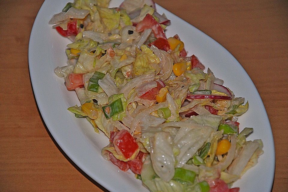 Bunter Eisbergsalat