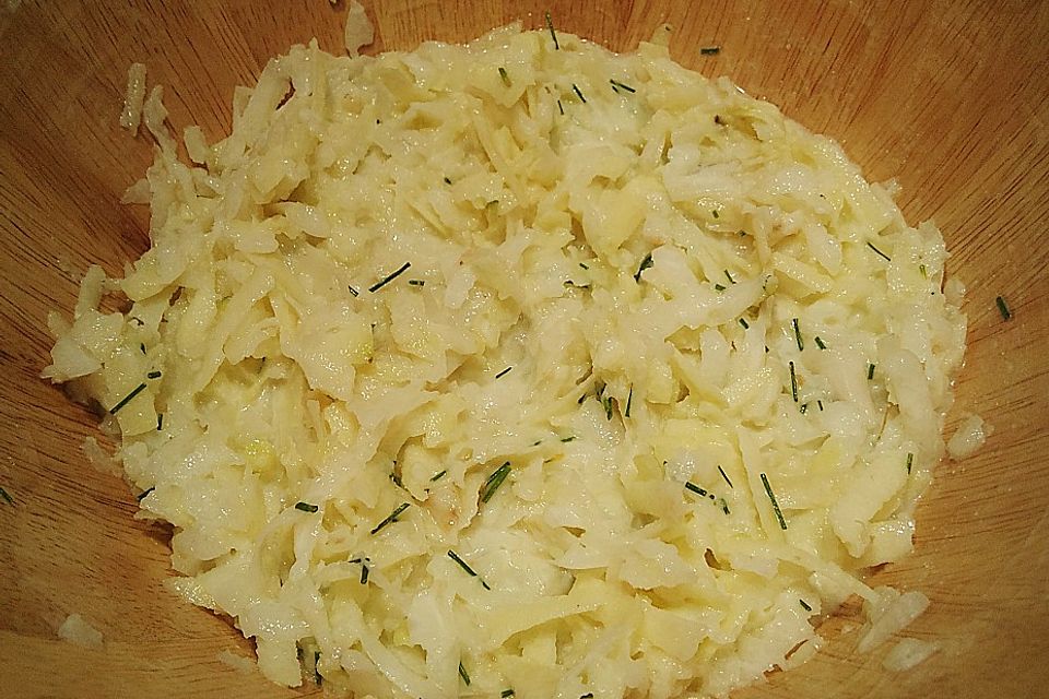 Rettichsalat mit Äpfeln