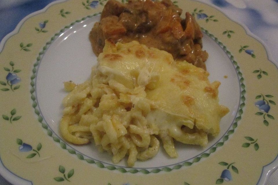 Schnelle Käsespätzle