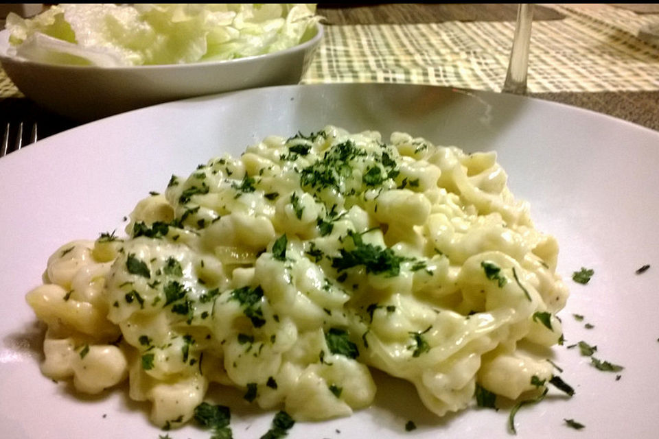 Schnelle Käsespätzle