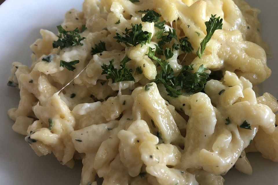 Schnelle Käsespätzle