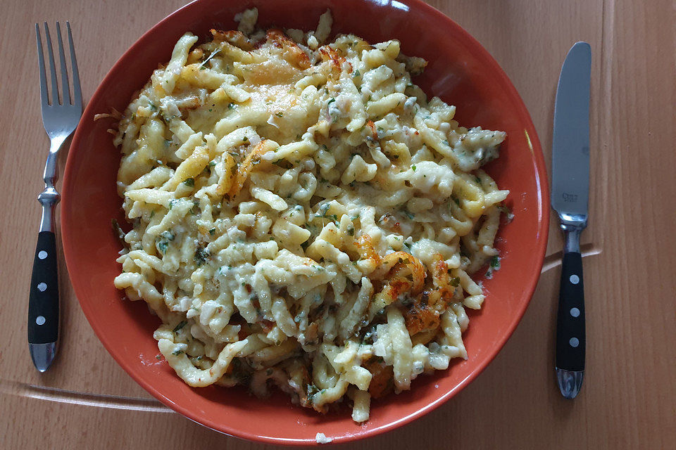 Schnelle Käsespätzle