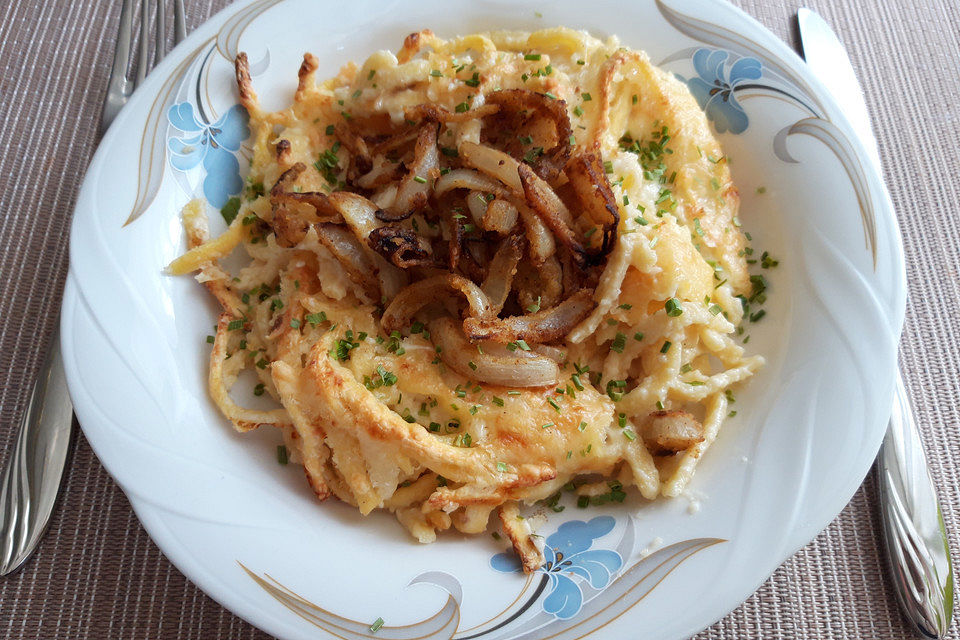 Schnelle Käsespätzle