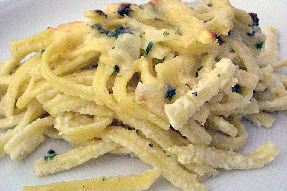 Schnelle Käsespätzle