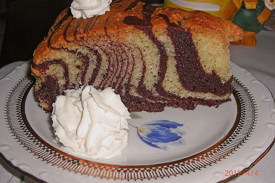 Zebrakuchen