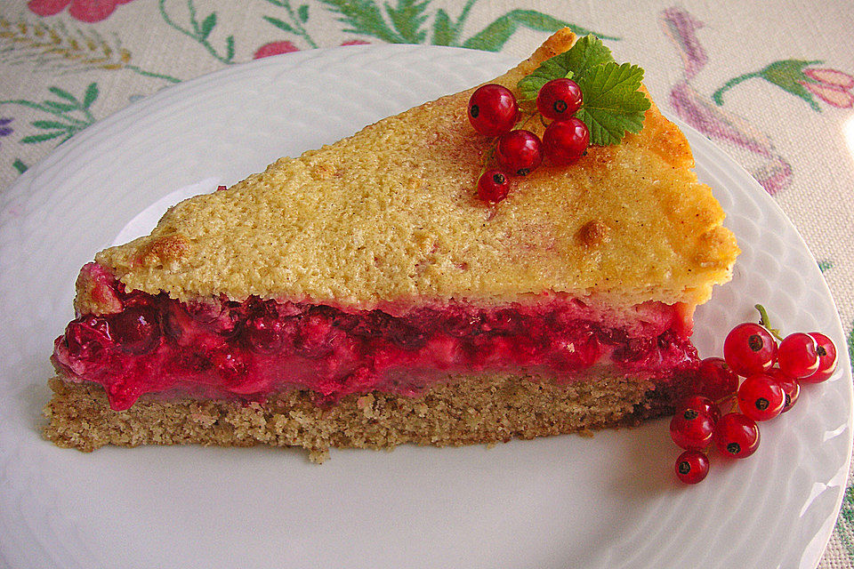 Johannisbeerkuchen mit Schmandguss