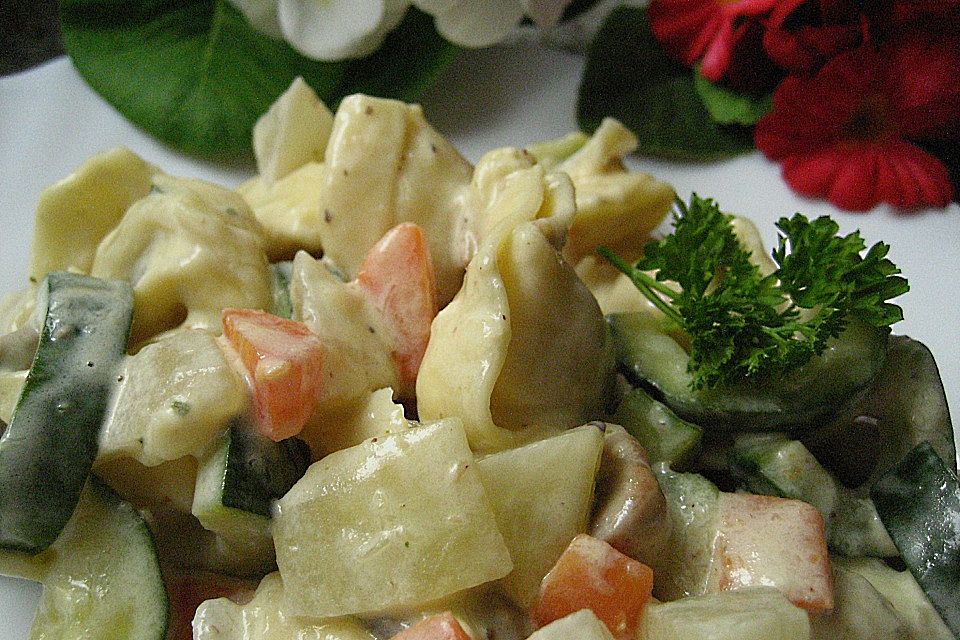 Tortellini mit Rahmgemüse