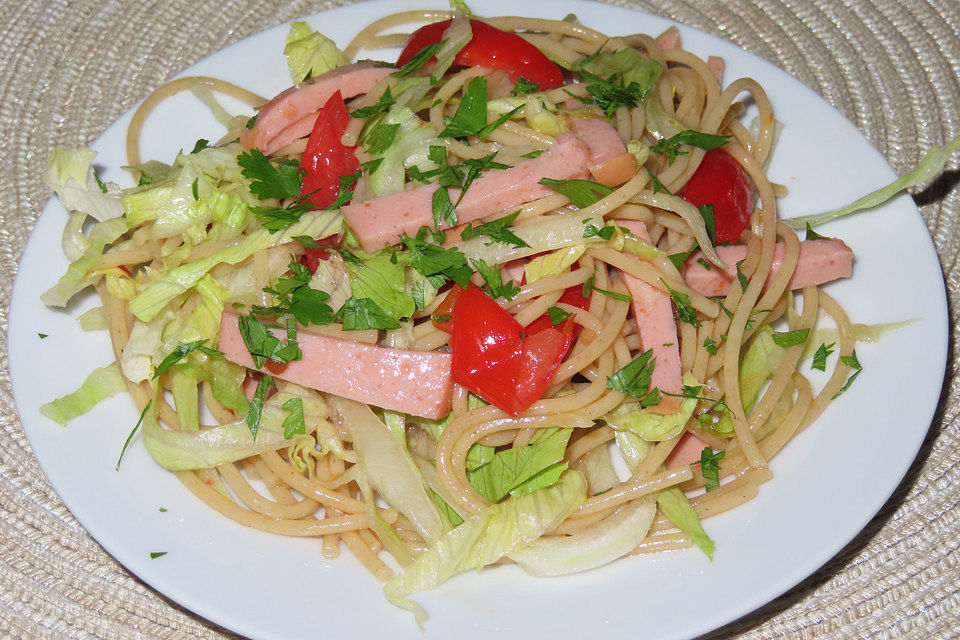 Feuriger Spaghetti - Salat