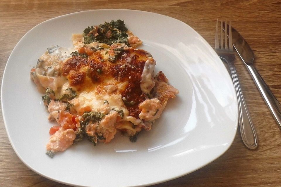 Lachs - Lasagne