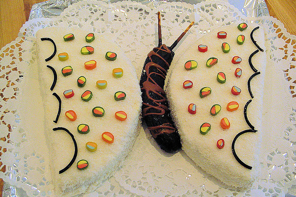 Schmetterlings-Torte