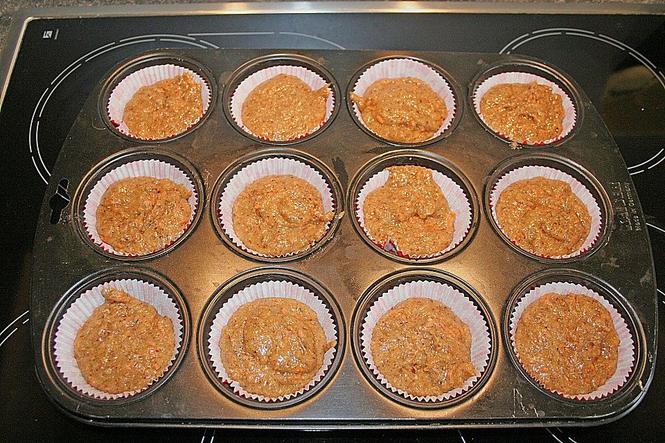 Karotten - Nuss - Muffins