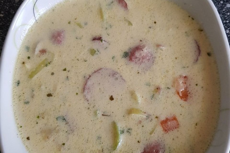 Cabanossi-Käse-Suppe