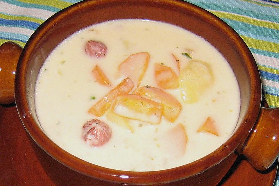 Cabanossi-Käse-Suppe