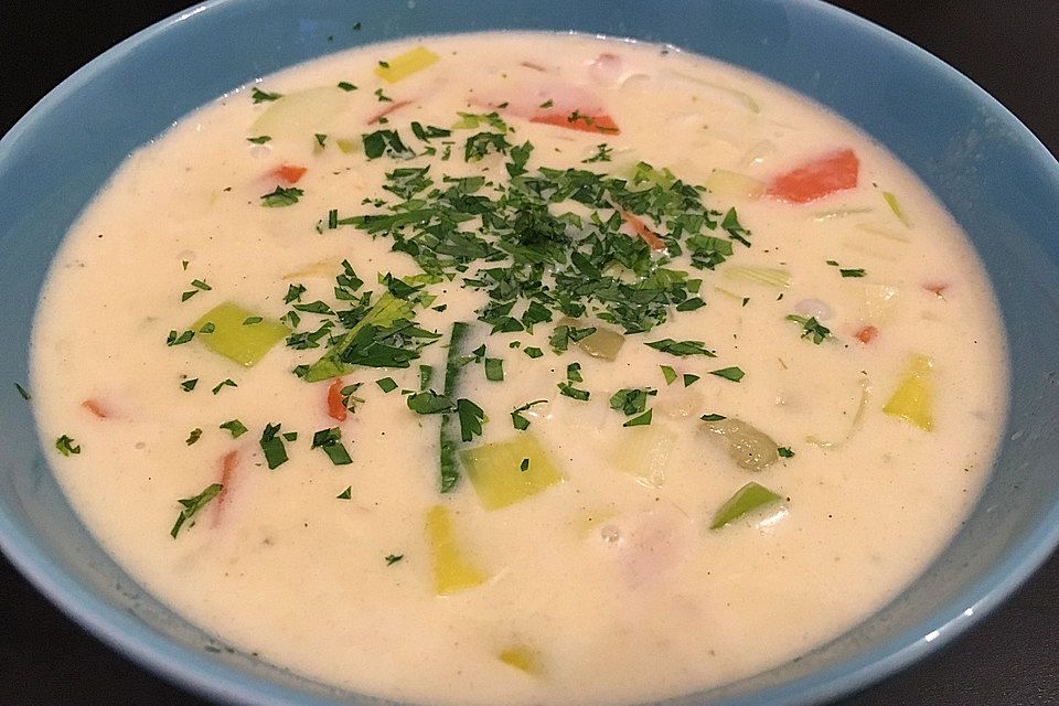 Cabanossi-Käse-Suppe