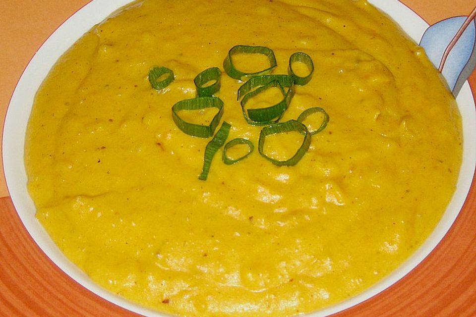 Amerikanische Kürbiscreme - Suppe