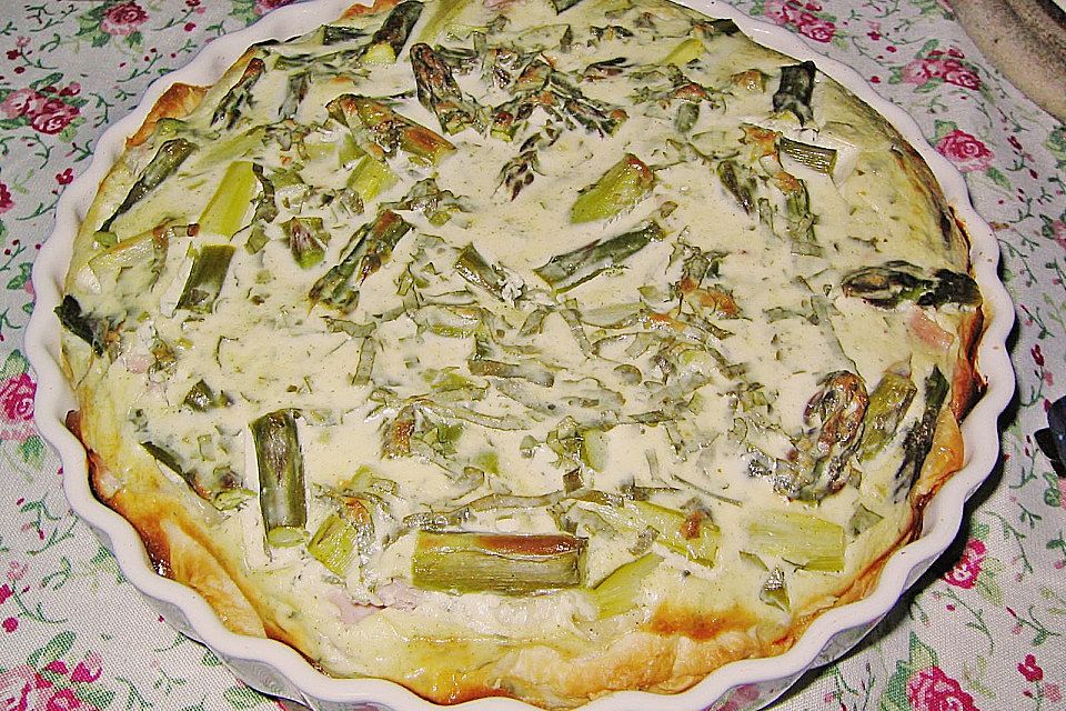 Spargel - Quiche