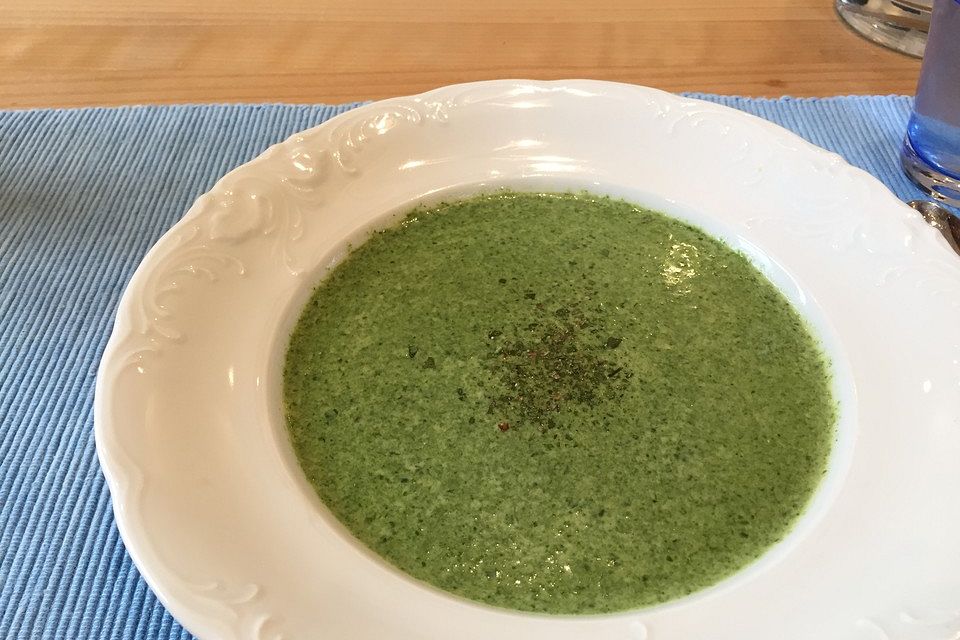 Spinatsuppe