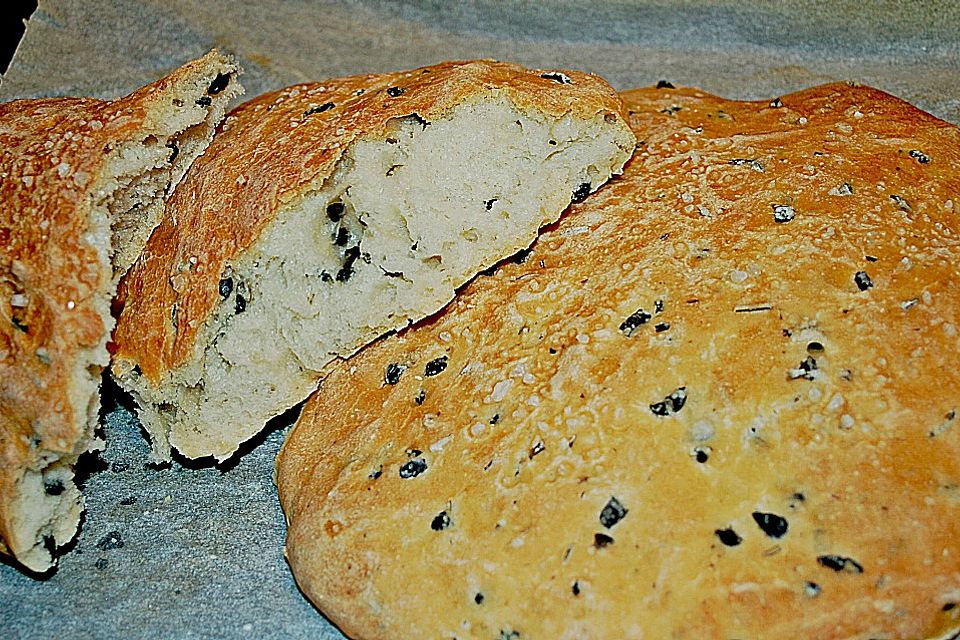 Oliven - Rosmarin - Focaccia