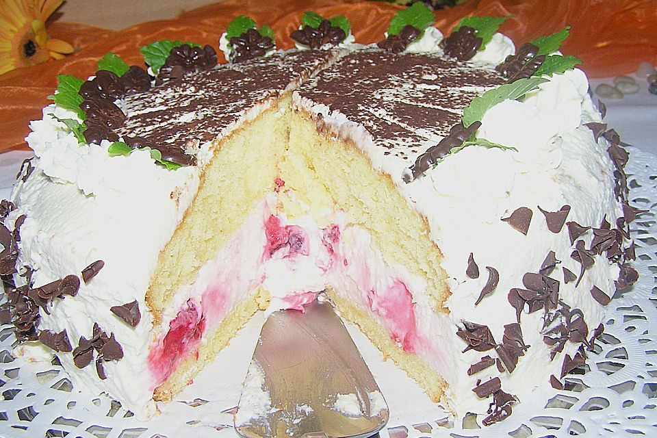 Himbeer - Dickmilch - Torte