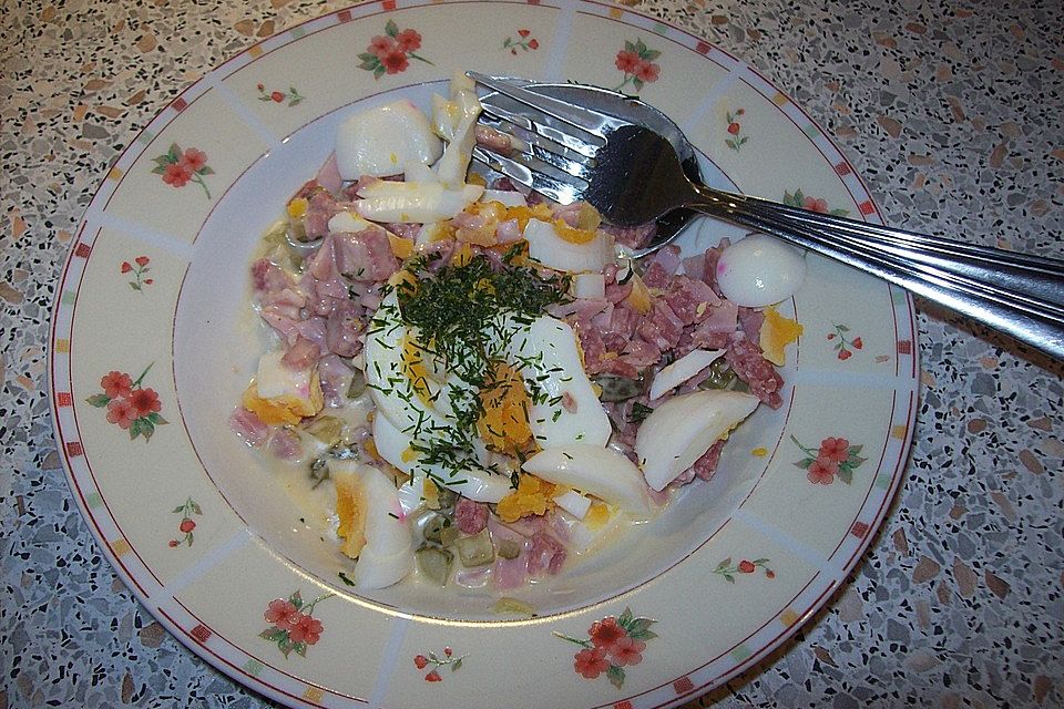 Schinken - Ei - Salat