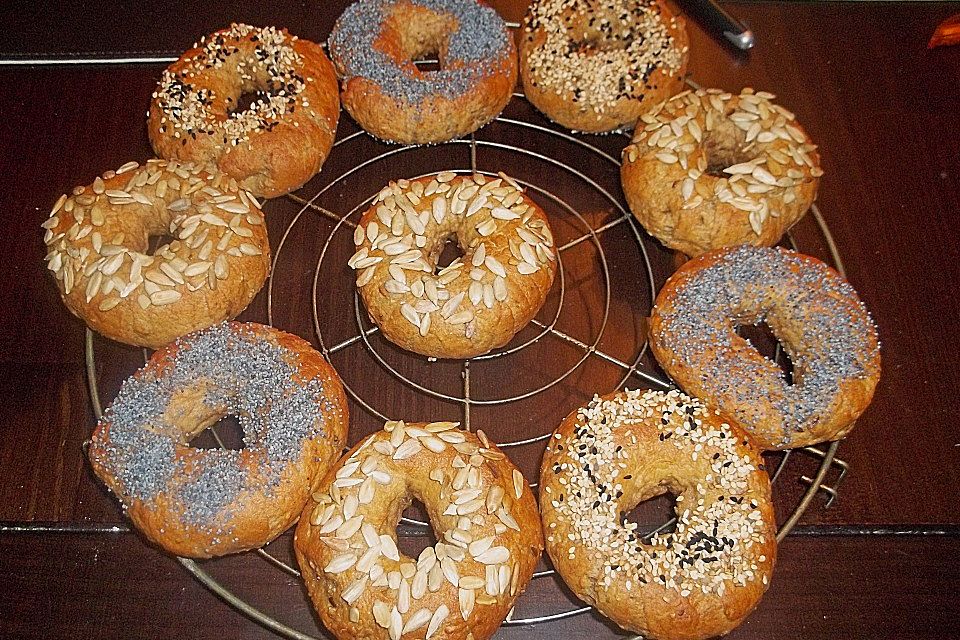 Vollkorn - Roggenmehl - Bagels