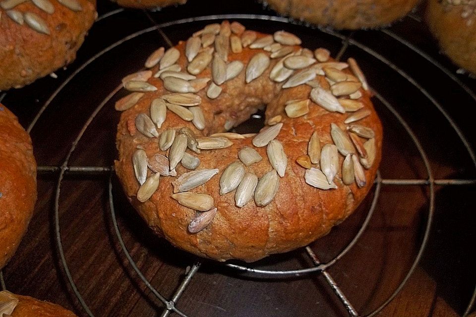 Vollkorn - Roggenmehl - Bagels