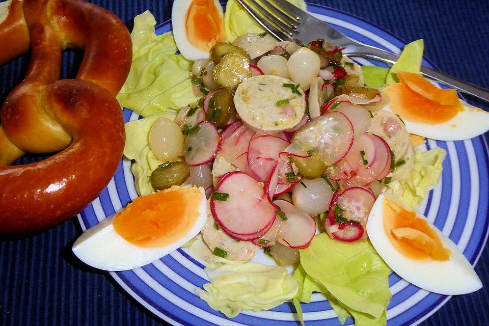 Münchner Weißwurstsalat